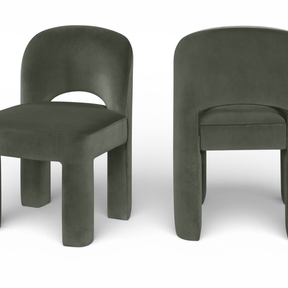Celine - Velvet Performance Fabric Upholstered Dining Chair (Set of 2)