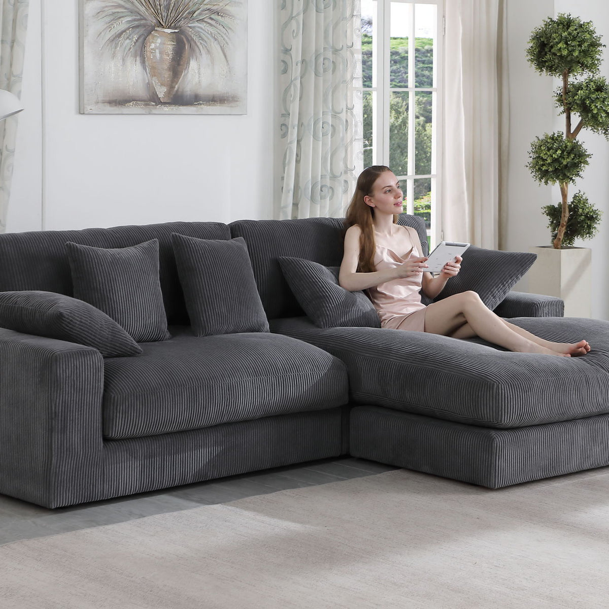 Mystic - Reversible Sectional Sofa Chaise