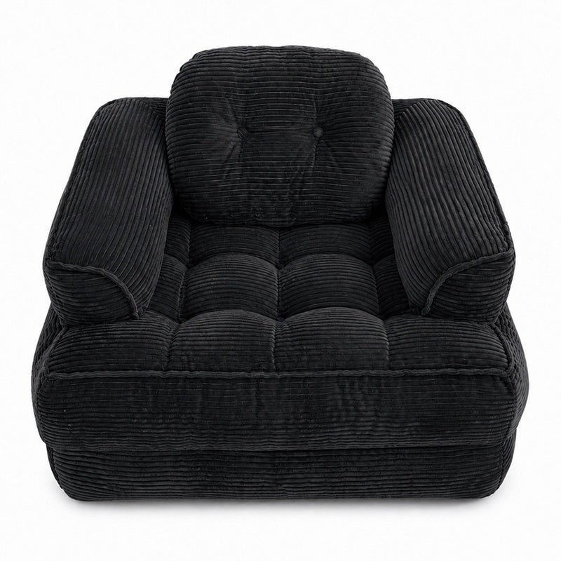 Convertible 2 In 1 Armrest Sofa For Bedroom