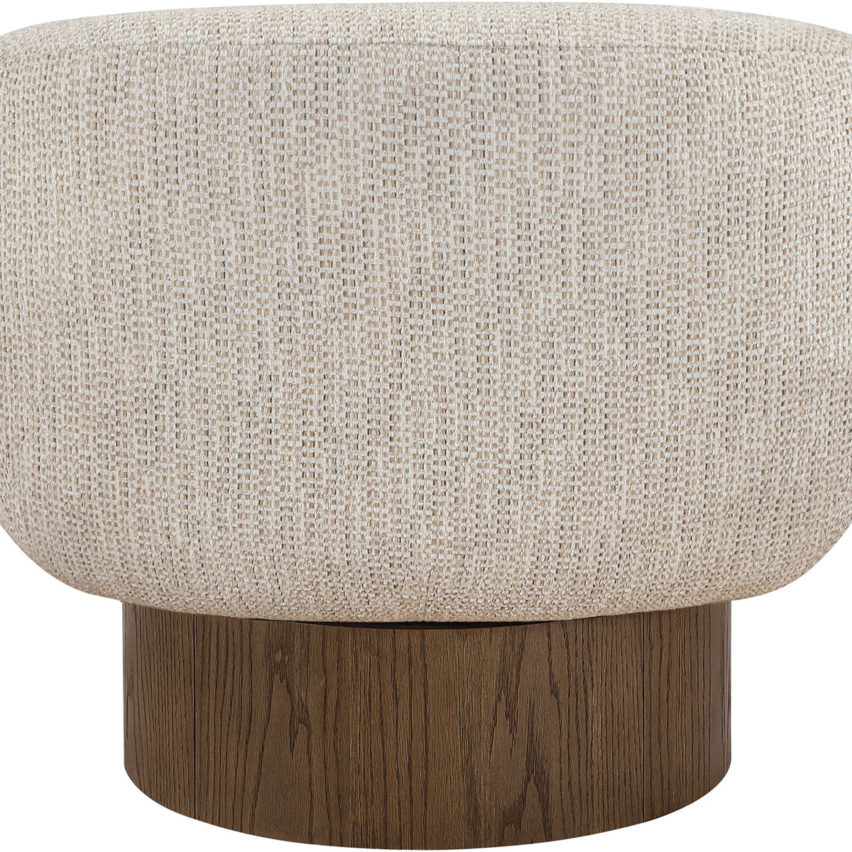 Avella - Interwoven Fabric Swivel Accent Chair