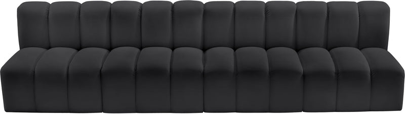 Arc - Faux Leather 4 Seats Modular Sofa