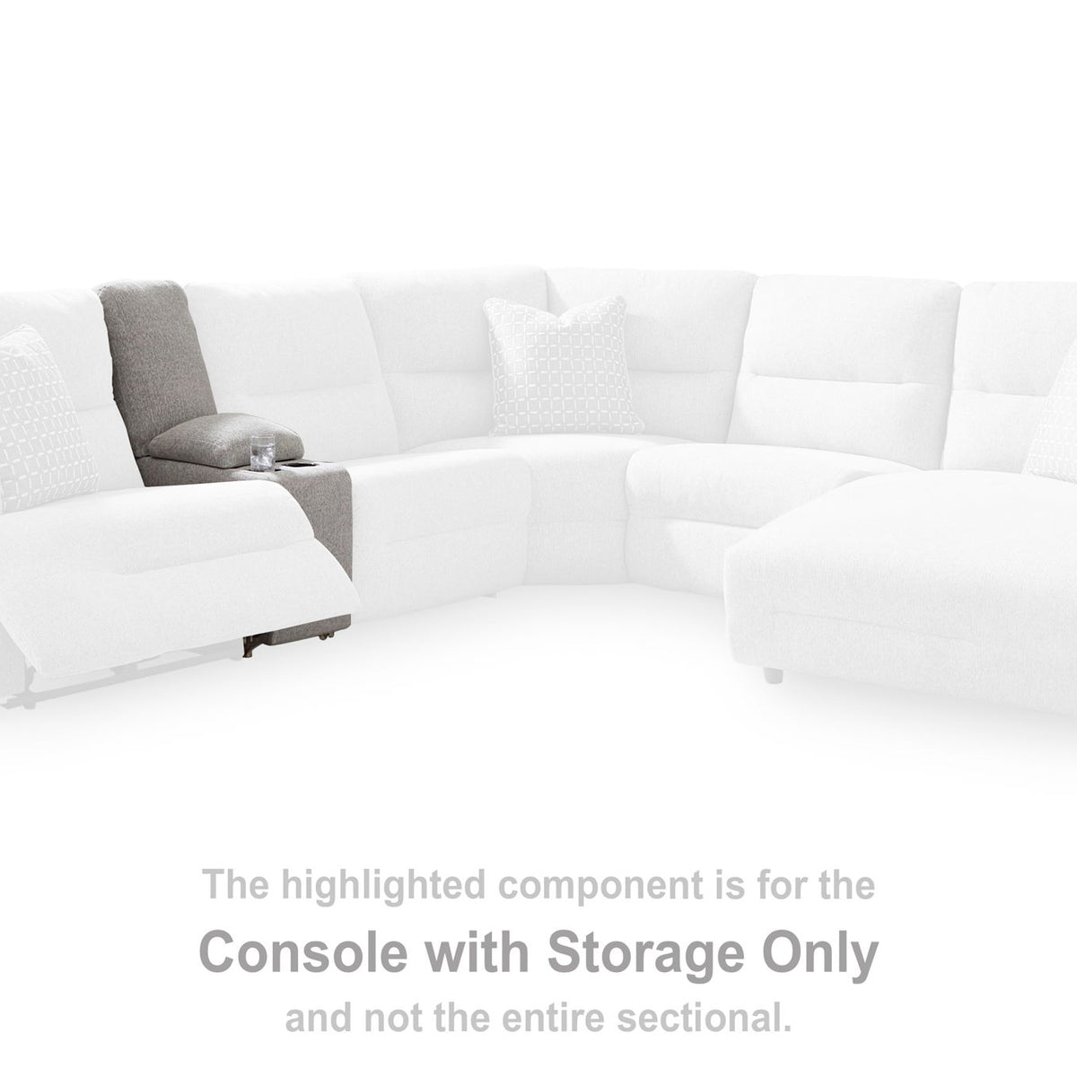 Acklen Place - Console With Storage - Pewter