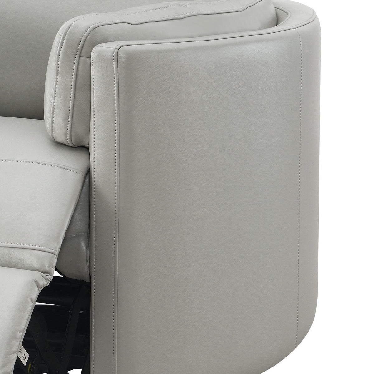 Sagen - Chenille Glider Recliner With Swivel