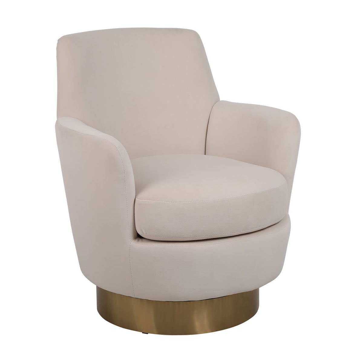 Teddy Swivel Barrel Chair, Swivel Accent Chairs Armchair For Living Room