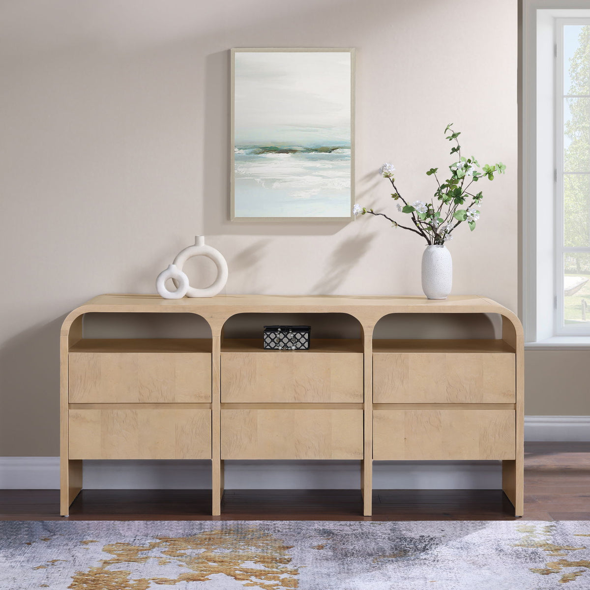 Giada - Solid Wood And Veneer Dresser