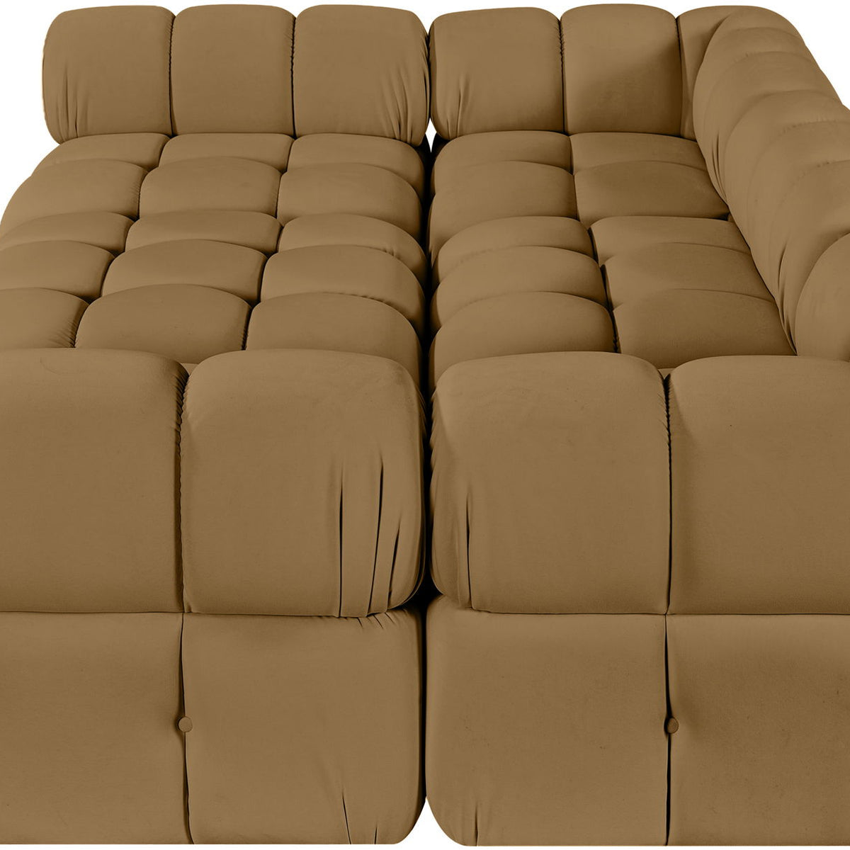 Orin - Velvet 6 Piece Modular Sectional