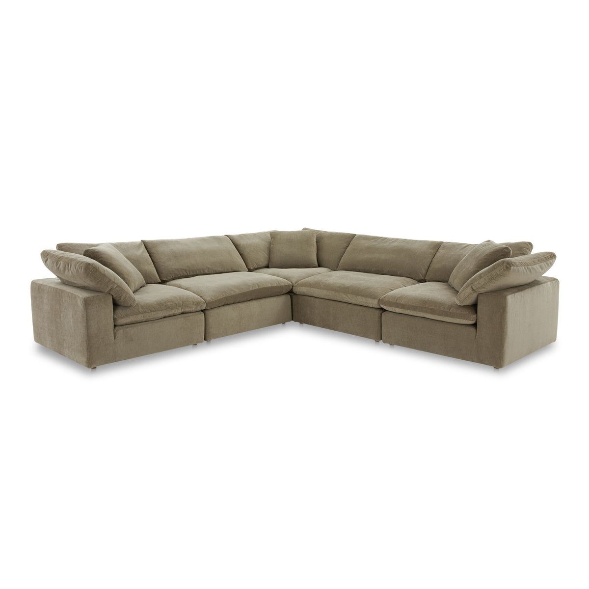 Terra Classic - Performance Fabric L Modular Sectional - Desert Sage