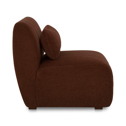 Amelia - Slipper Chair - Chestnut