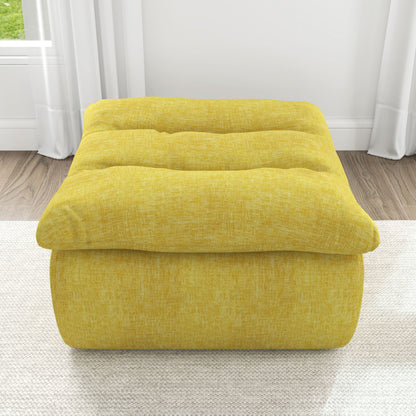 Modern Armless And Backless Lazy Floor Sofa Chair, Comfy Accent Bean Bag Couch