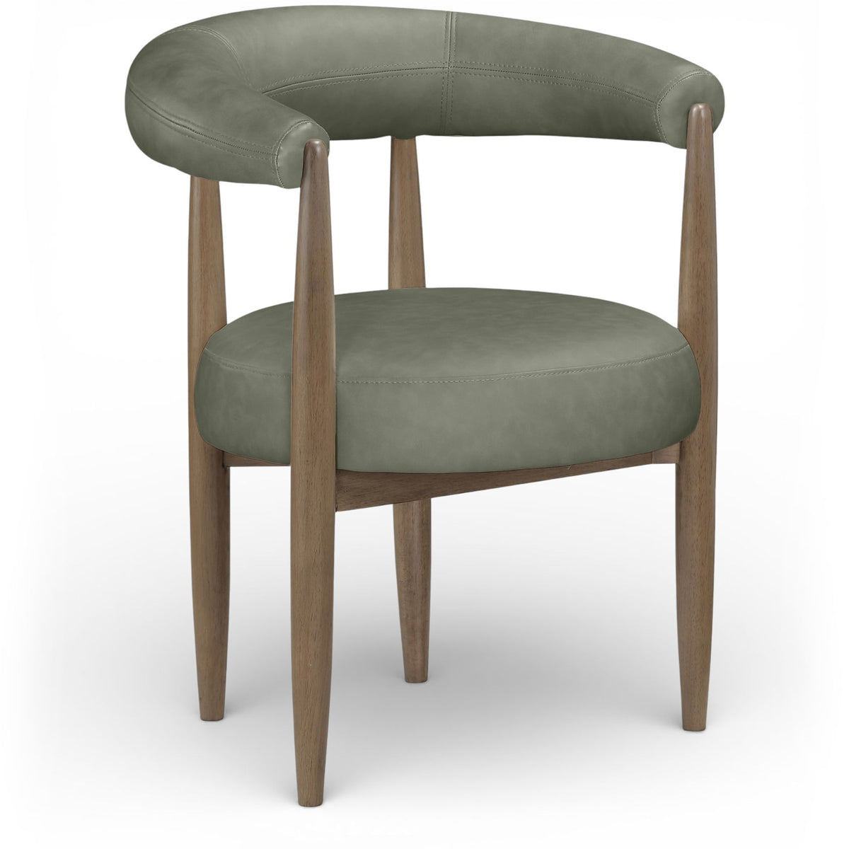 Sable - Vegan Leather Upholstered Dining Chair (Set of 2) - Brown Base