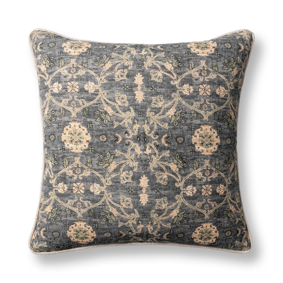 Ira - 22" x 22" Accent Pillow - Blue Sea Multi