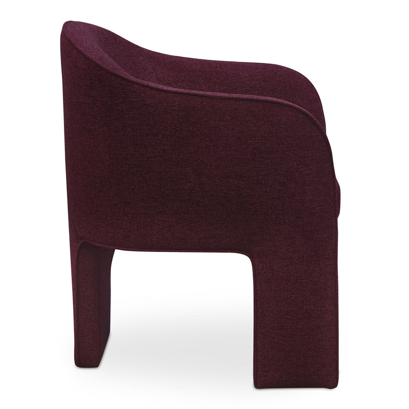 Clara - Performance Fabric Dining Chair - Plum