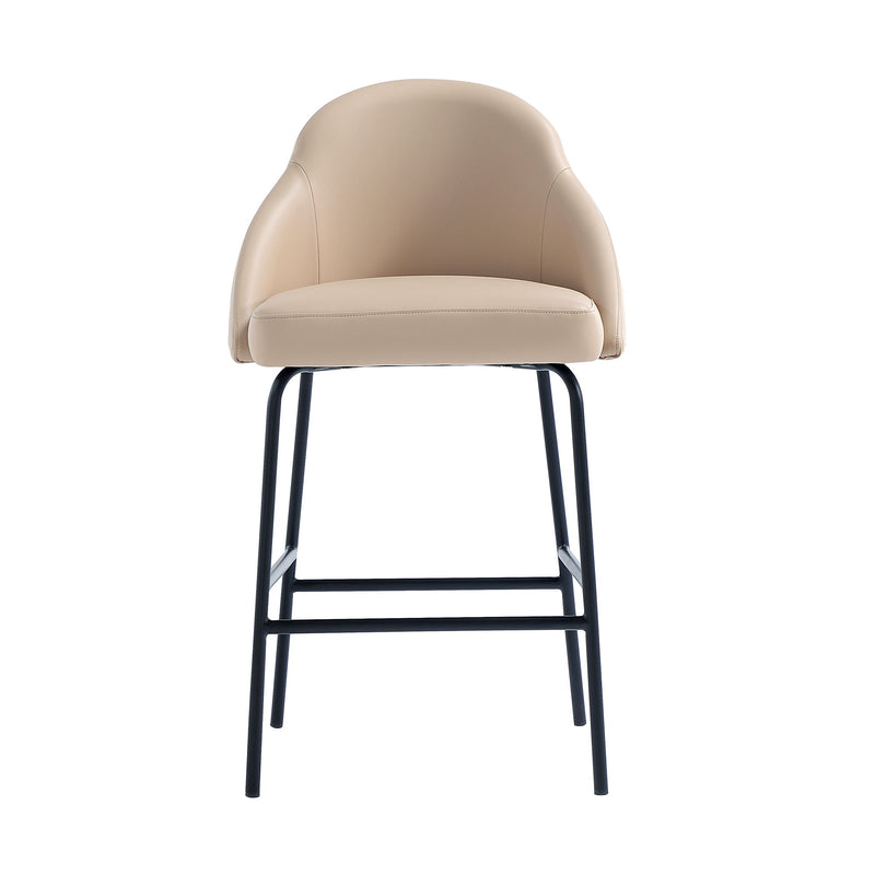 Manhattan Gracie - Counter Stool With Black Base