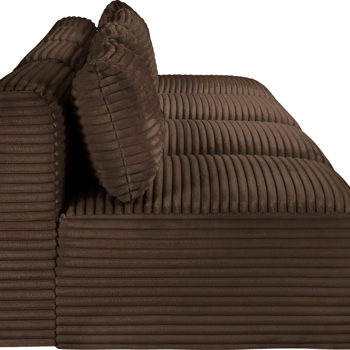 Shaggy - 4 Seat Modular Armless Sofa