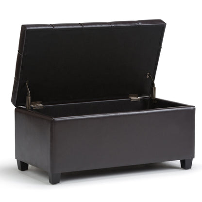 Sienna - Upholstered Storage Ottoman Bench