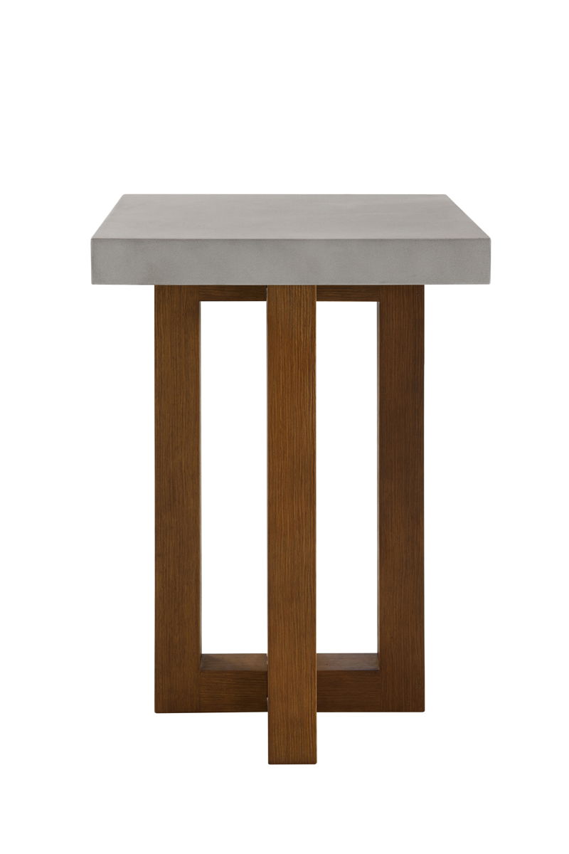 Keven - Faux Concrete Top Table