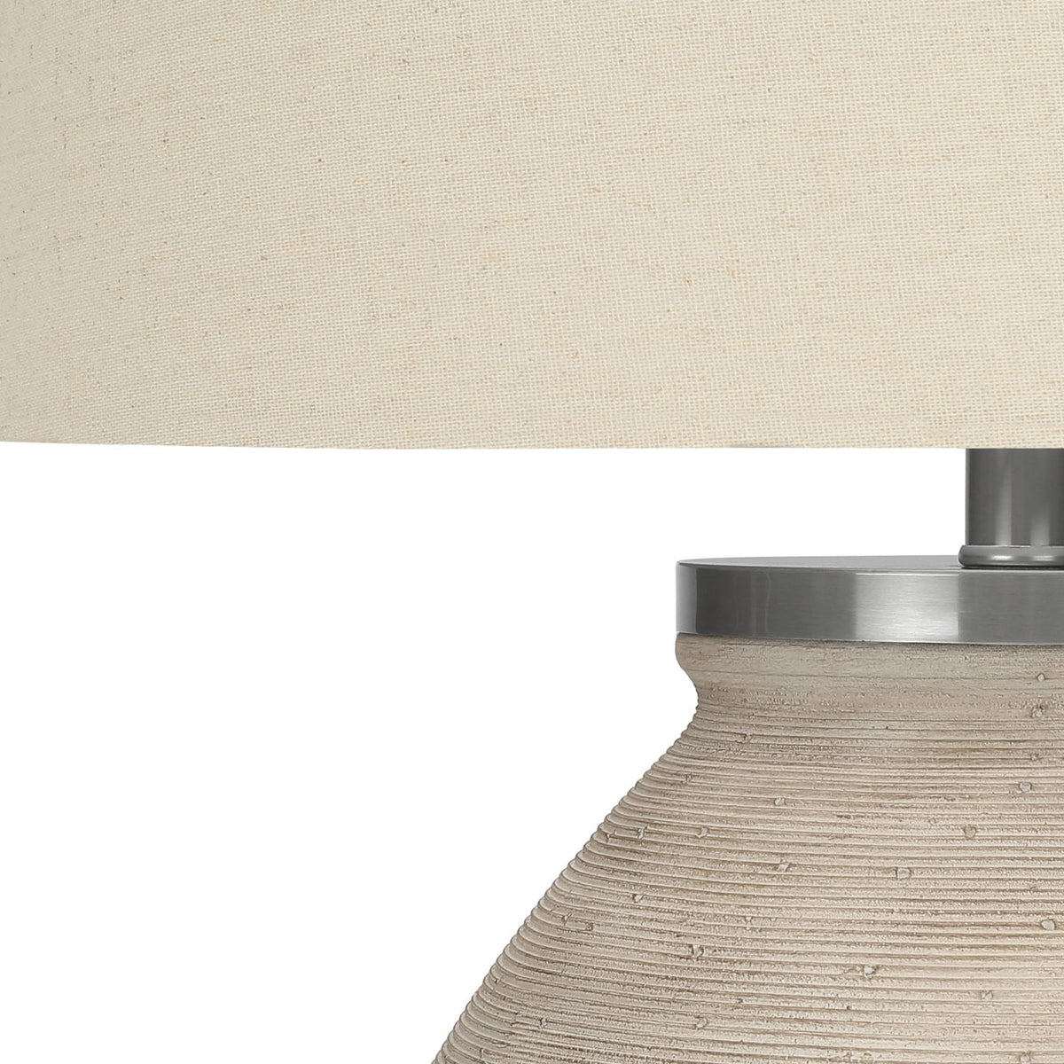 Lighting, Table Lamp, Concrete, Resin, Contemporary - Cream