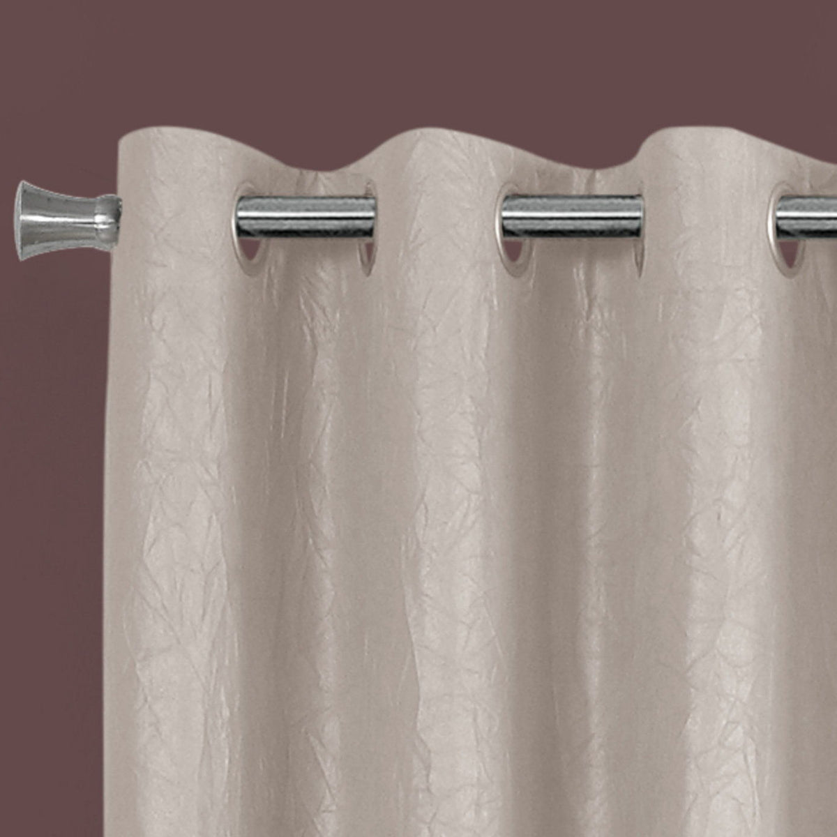 2 Pieces Set, Curtain Panel, Room Darkening, Grommet, Contemporary & Modern