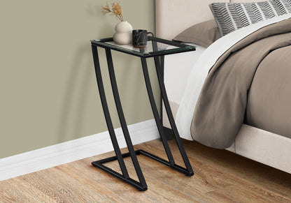 Accent Table, C - Shaped, Sturdy Construction, Contemporary & Modern