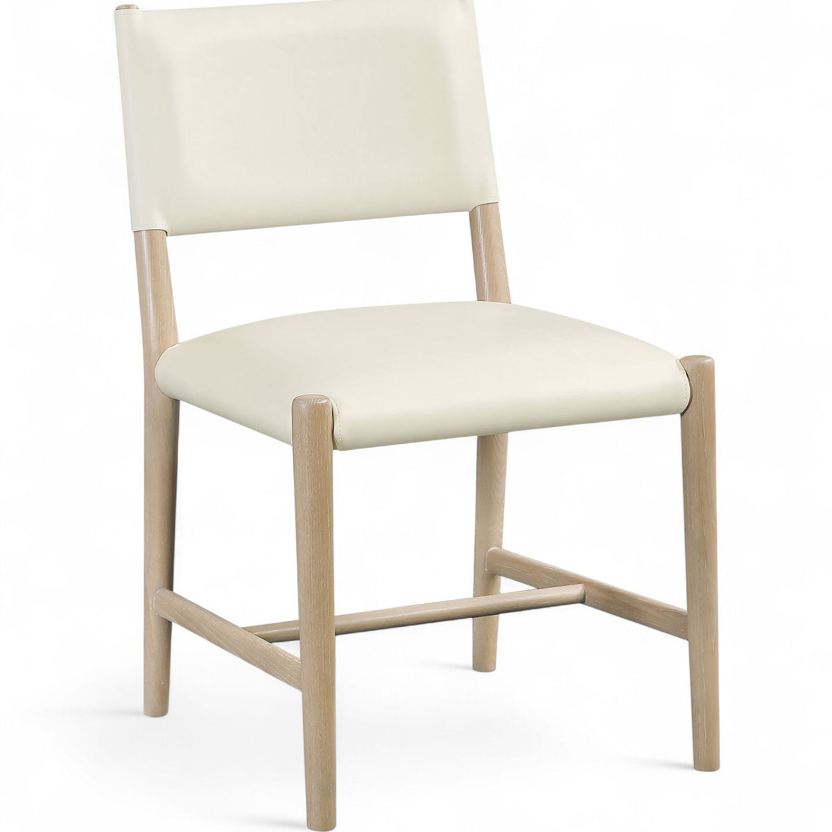 Andie - Vegan Leather Upholstered Dining Chair (Set of 2) - Natural Base