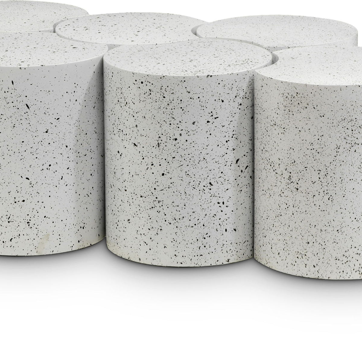 Dimple - 6 Piece Modular Coffee Table - Terazzo Finish