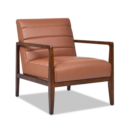 Kenneth - Modern Transitional Lounge Accent Chair - Brown