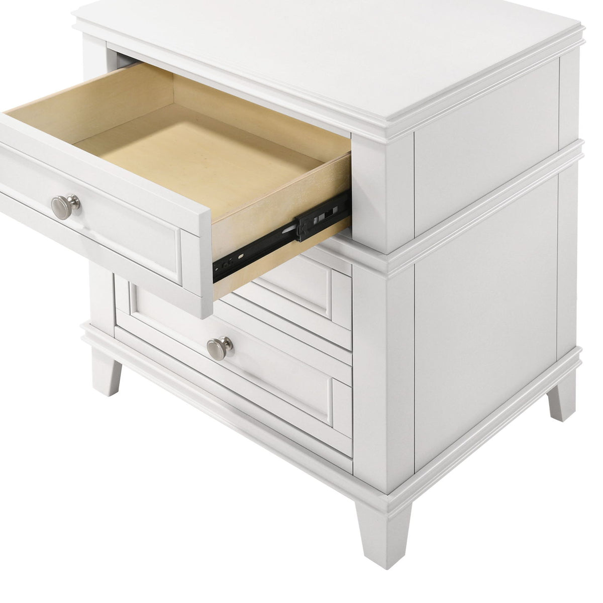 3 Drawer Nightstand With USB