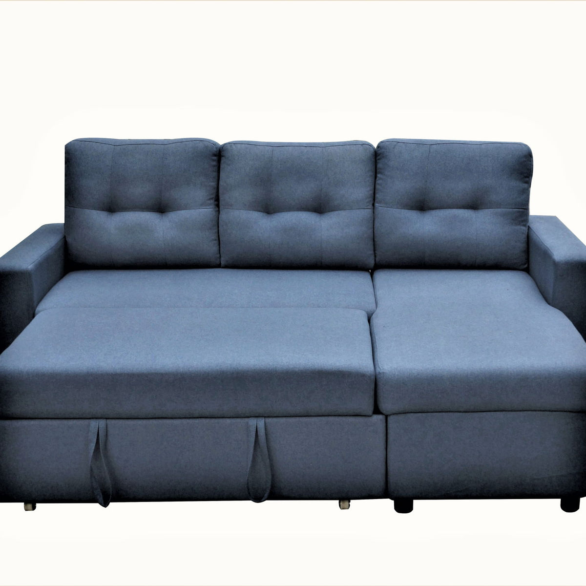 Convertible L Shaped Sectional Sleeper Sofa Bed, Saving Pull Out Couch