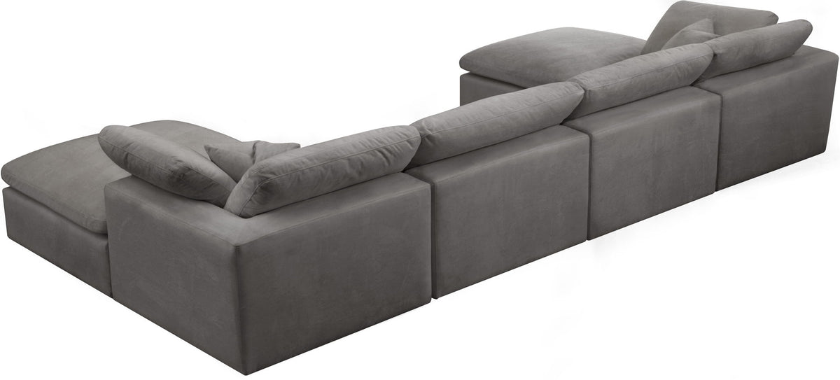 Cozy - 6 Piece Modular Double Chaise Sectional
