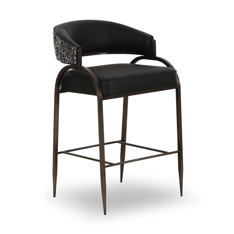 Tatum - Vegan Leather 2-Tone Counter Stool