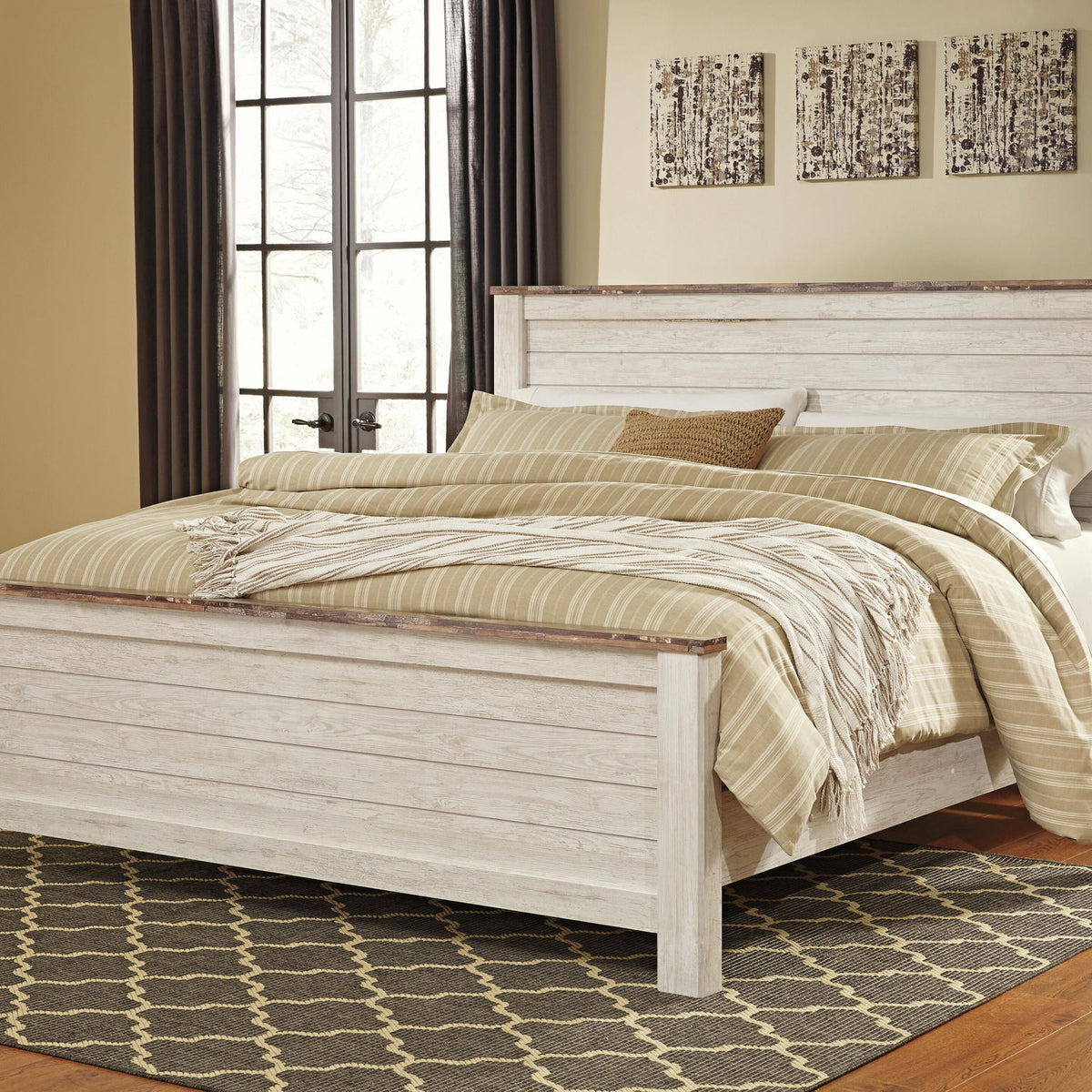 Willowton - Panel Bed