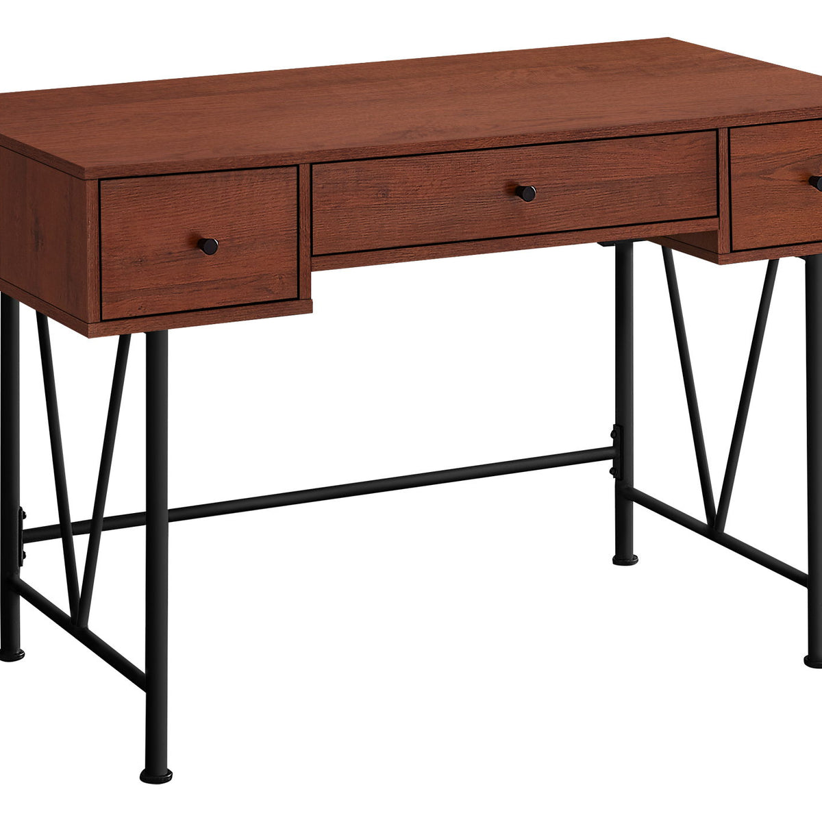 Computer Desk For Home Office, Stylish Design, Storage Drawers, Transitional