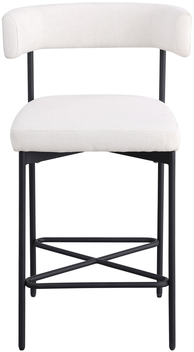 Rivage - Durable Stool With Black Frame (Set of 2)