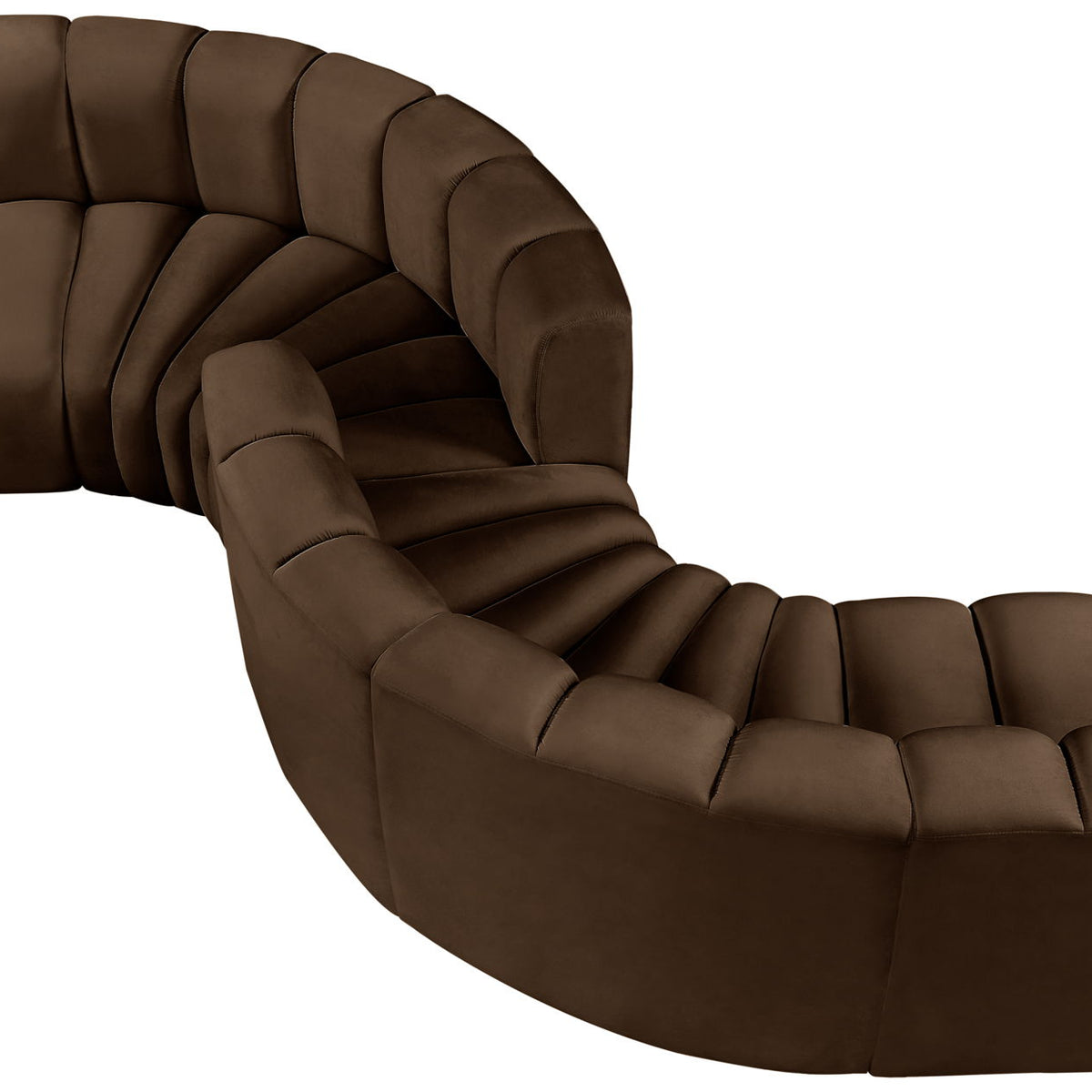 Arc - Velvet 6 Piece Modular Sofa