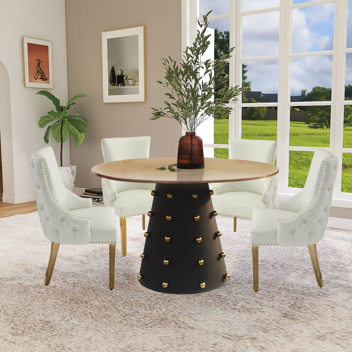 Raven - Dining Table - Black