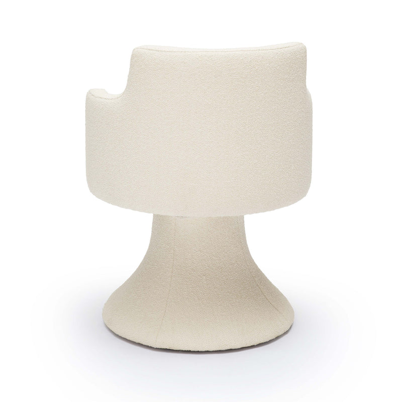 Jeffree - Performance Boucle Swivel Dining Chair
