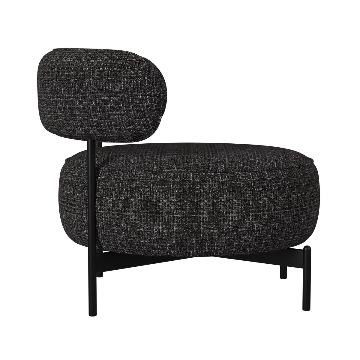 Antonia - Swivel Chair - Heron Black