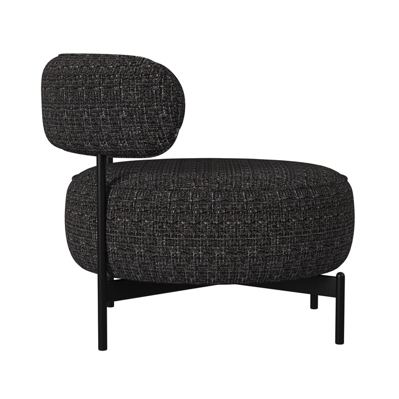 Antonia - Swivel Chair - Heron Black