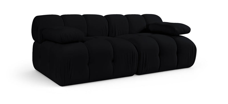 Orin - Velvet Performance Fabric Upholstered 2 Piece Modular Sofa