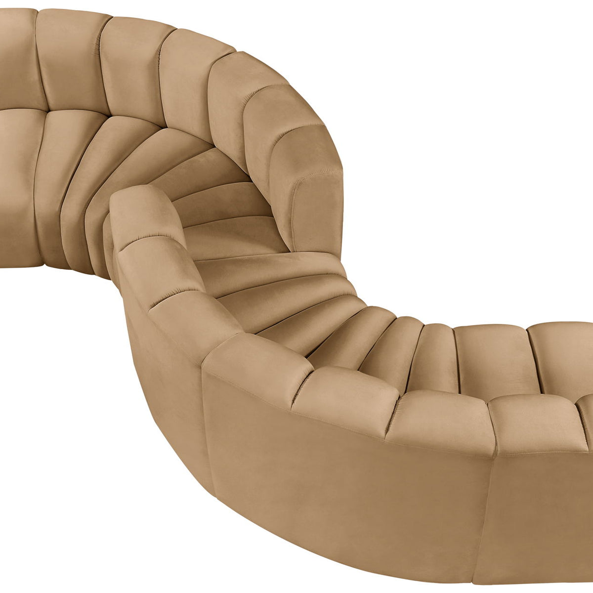 Arc - Velvet 6 Piece Modular Sofa