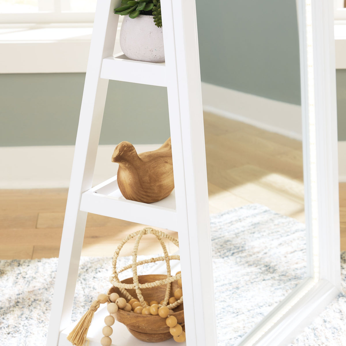 Evesen - Floor Standing Mirror/Storage