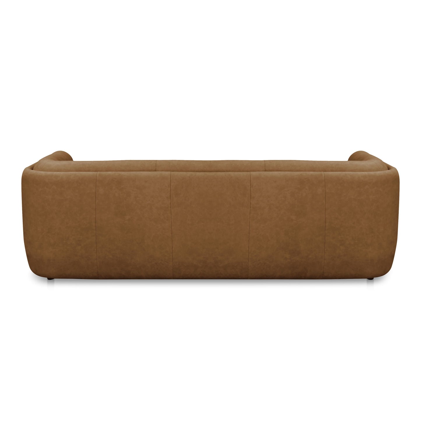 Alora - Leather Sofa - Tan