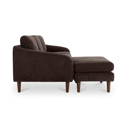 Quinn - Sectional - Dark Brown