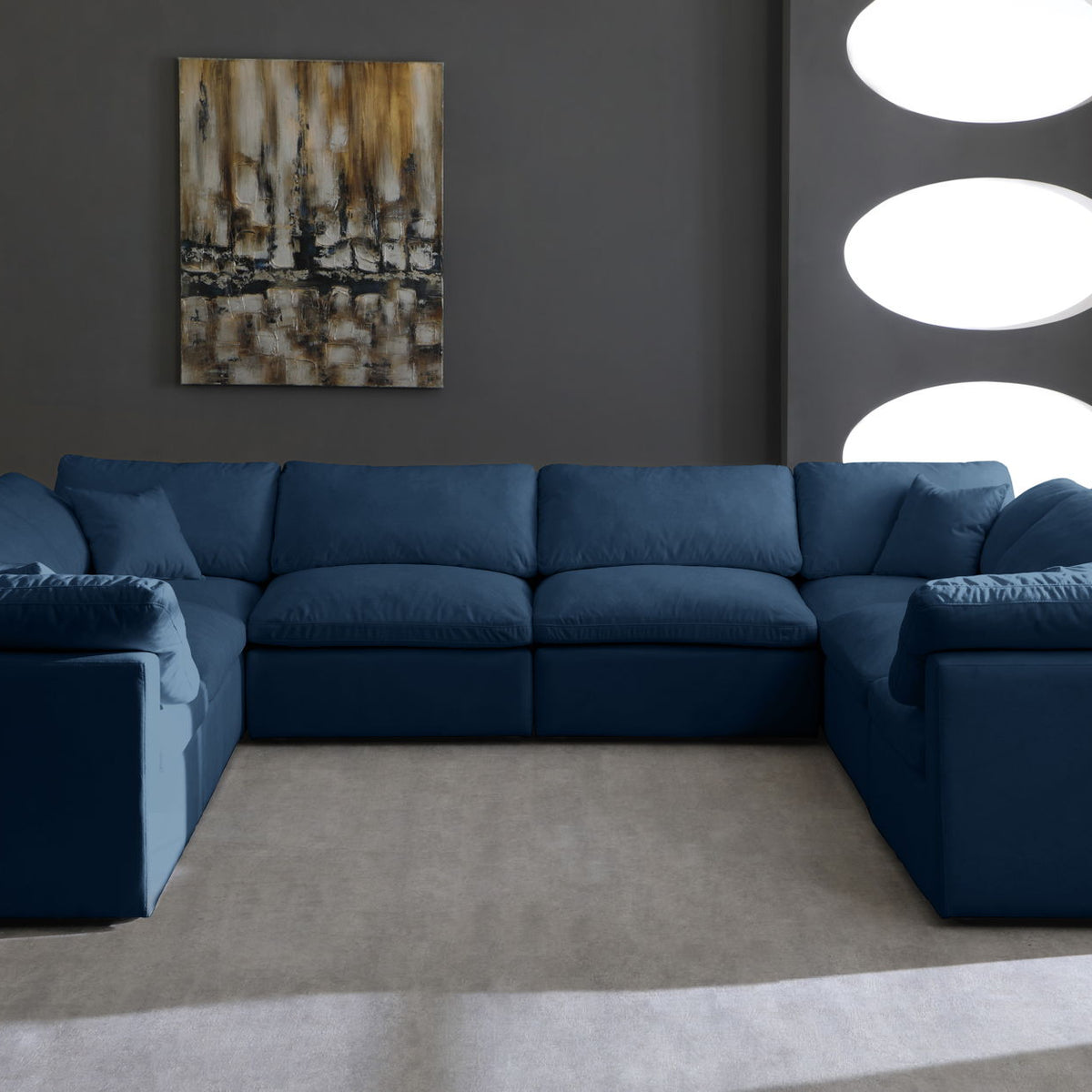 Plush - 8 Piece Modular Sectional