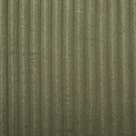 Corded fabric swatch in dark green