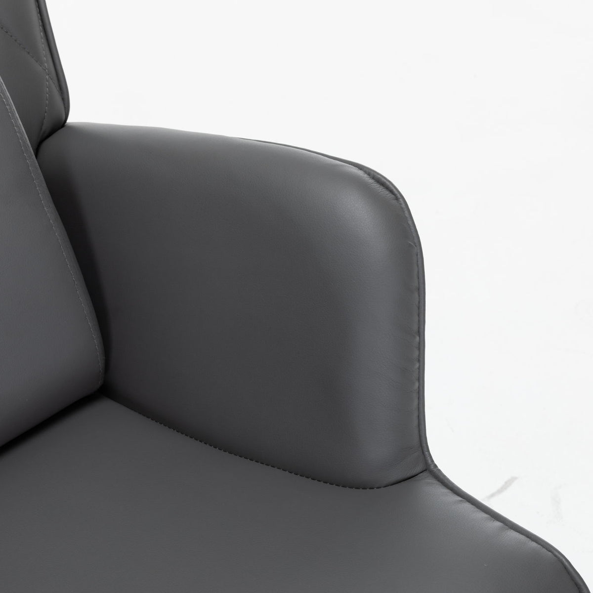 Rocking Accent Chair With Lumbar Pillow And Ottoman