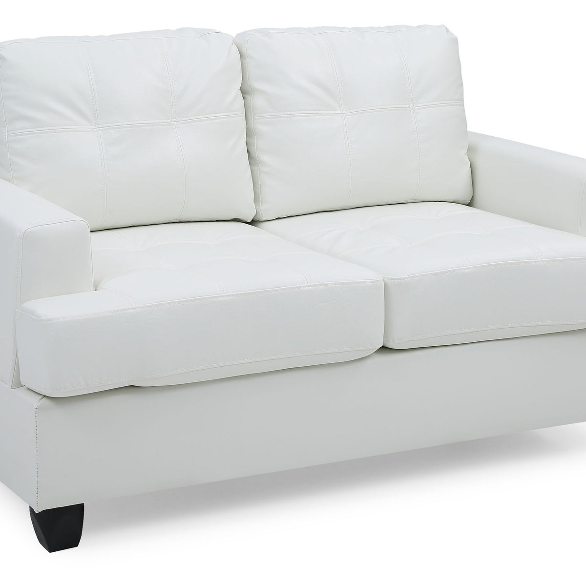 Stylish Transitional Loveseat For Two