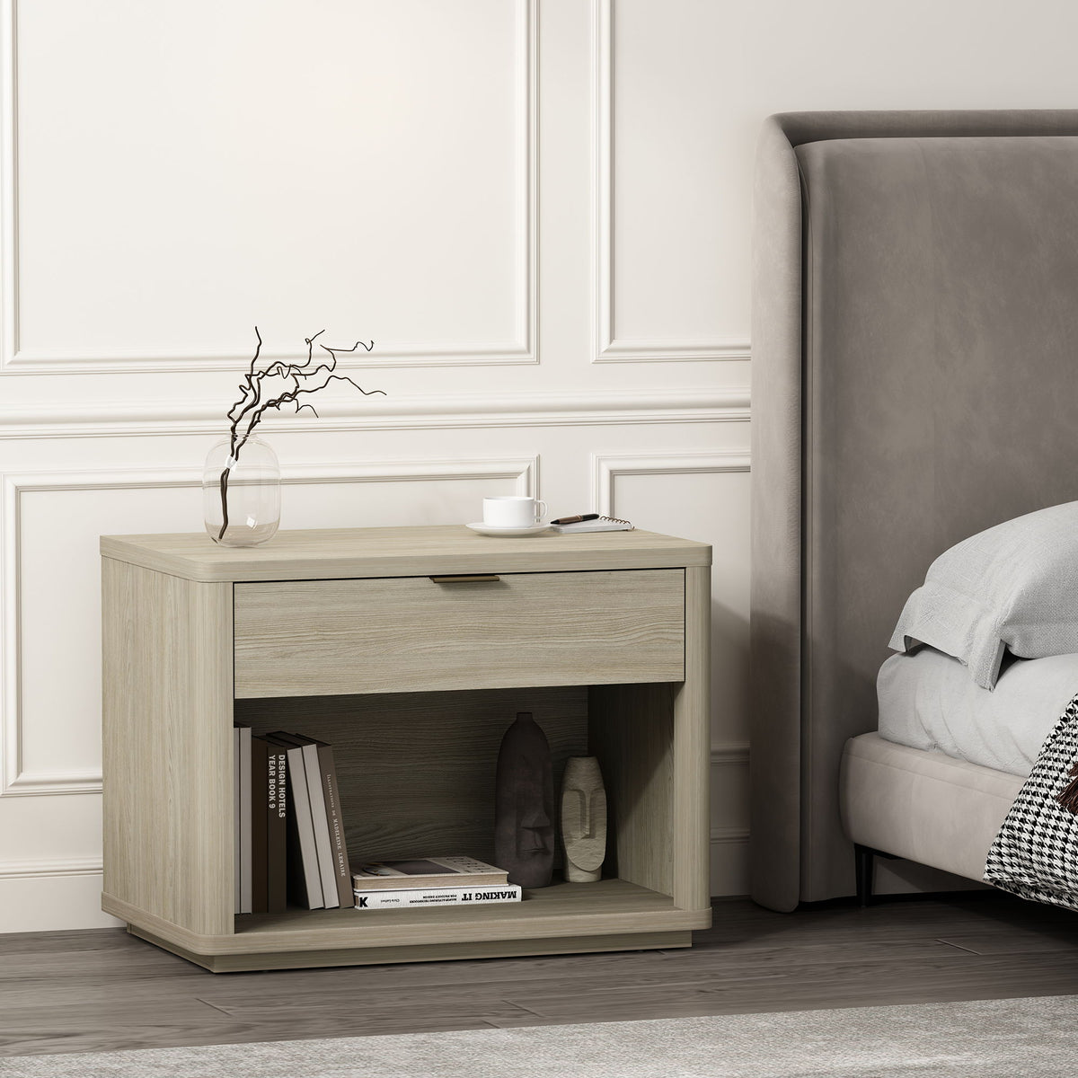 Manhattan Evelyn - 1-Drawer Nightstand