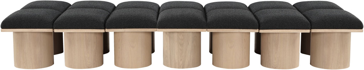 Pavilion - 14 Piece Modular Bench With Natural Base