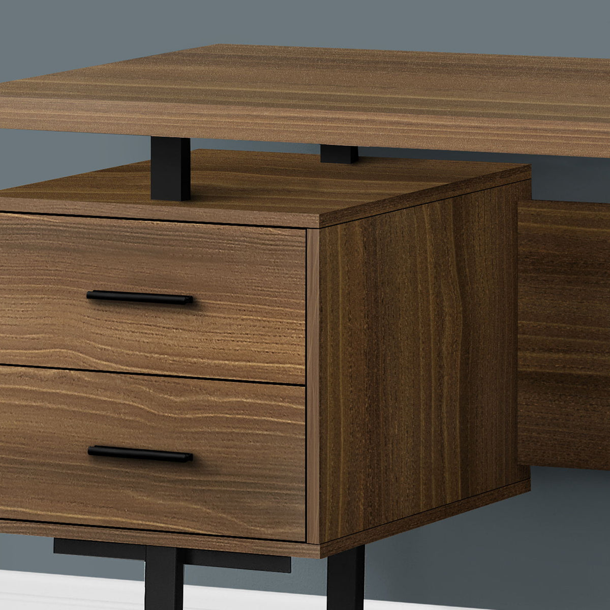 Computer Desk For Home Office, Laptop, Left, Right Set - Up, Storage Drawers, Contemporary & Modern